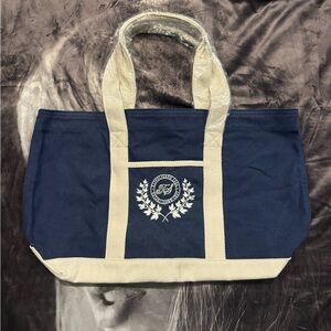TS CREST WASHED NAVY BEACH BAG